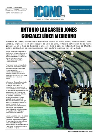 Antonio Lancaster Jones Líder Mexicano